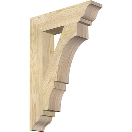 Balboa Traditional Rough Sawn Bracket, Douglas Fir, 4"W x 18"D x 26"H